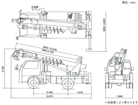 建柱車 cad